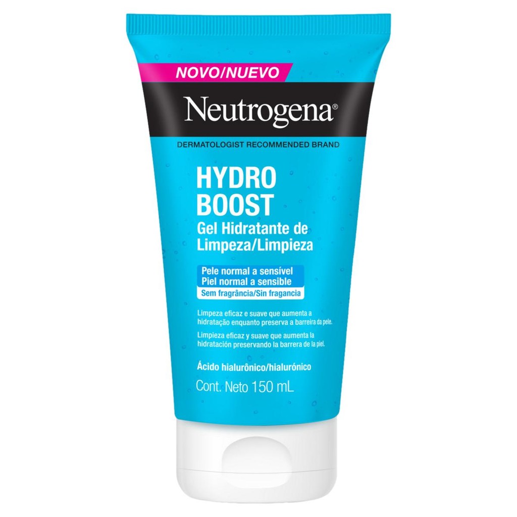 Gel Hidratante de Limpeza Neutrogena Hydro Boost 150ml em Oferta na Shopee