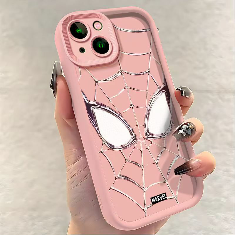 Capinha Capa de Silicone Padrão de aranha Anti queda e Macia para Redmi A2 A3 10C 12C 13C 14C Note 10 11 12 13 em Oferta na Shopee