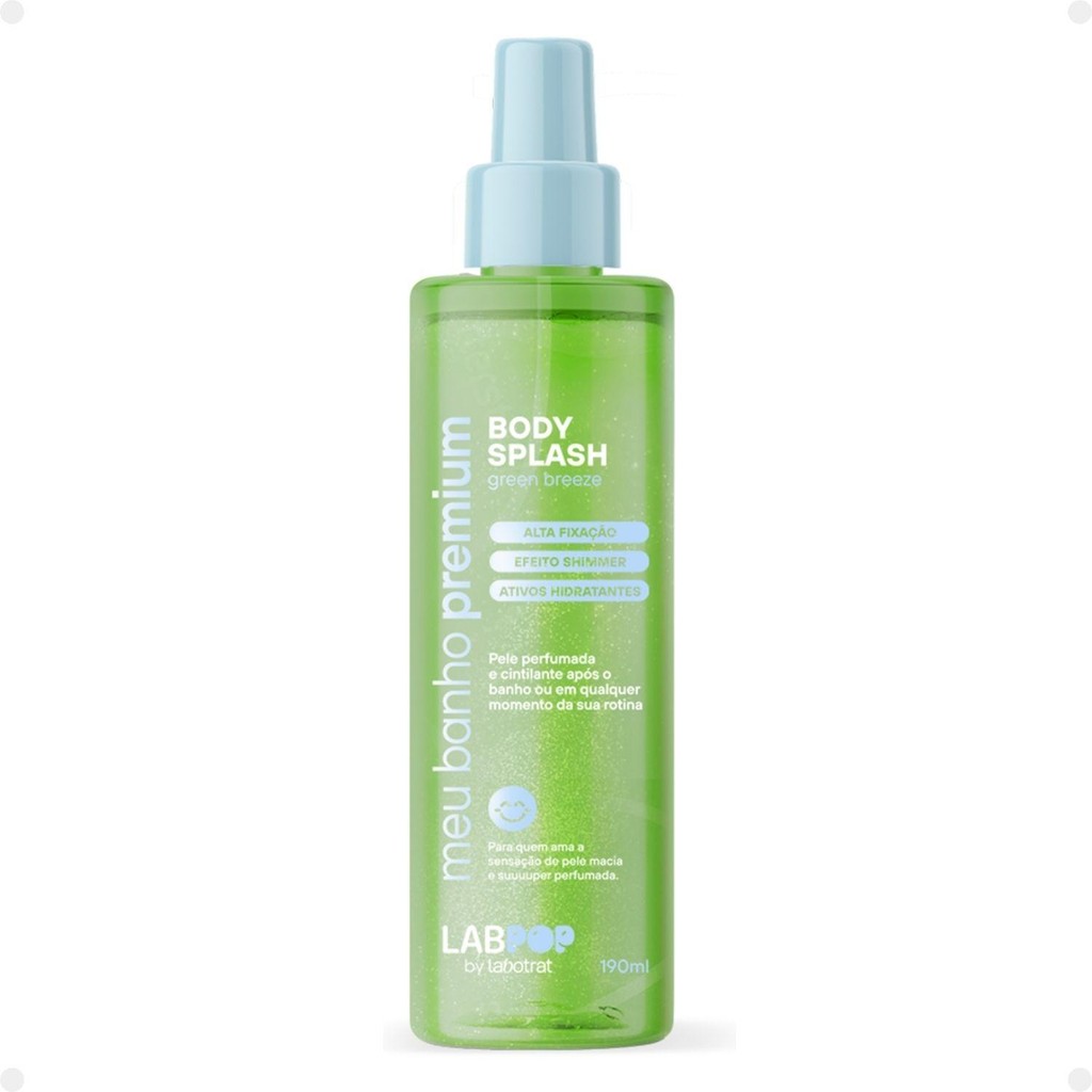 Body Splash LabPop by Labotrat Meu Banho Premium Green Breeze 190ml
