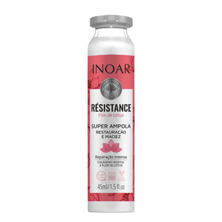 Inoar Super Ampola Resistance Flor de Lotus 45ml em Oferta na Shopee