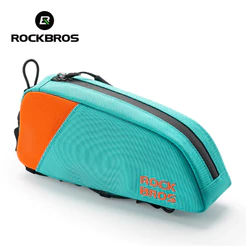Saco De Bicicleta ROCKBROS Top Tube Durável Colorido Portátil De Bolso Lateral Seguro MTB Equipamento De Estrada Frontal De Ciclismo