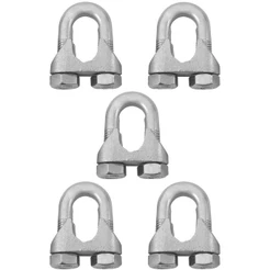 Kit Clips Grampo Para Cabo de Aço 3/4'' 1,0008 (Com 5 Unidades) - Nord