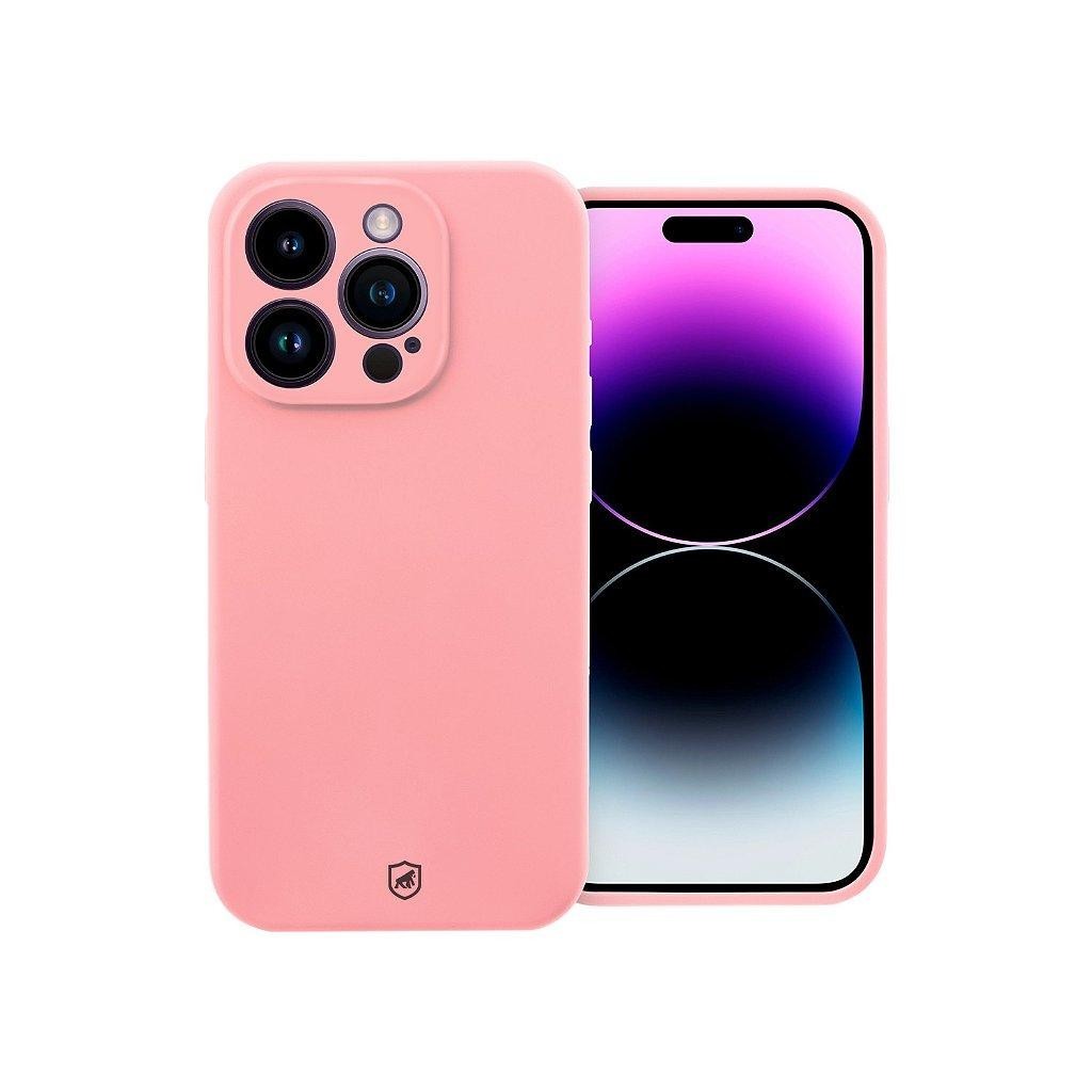 Capa Case Capinha para iPhone 14 Pro Max - Silicon Premium Rosa - Gshield em Oferta na Shopee