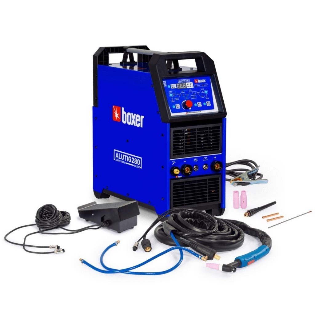 Máquina Inversora de Solda Tig ALUTIG280 AC/DC 280A Pulsado 220V - BOXER-3005046