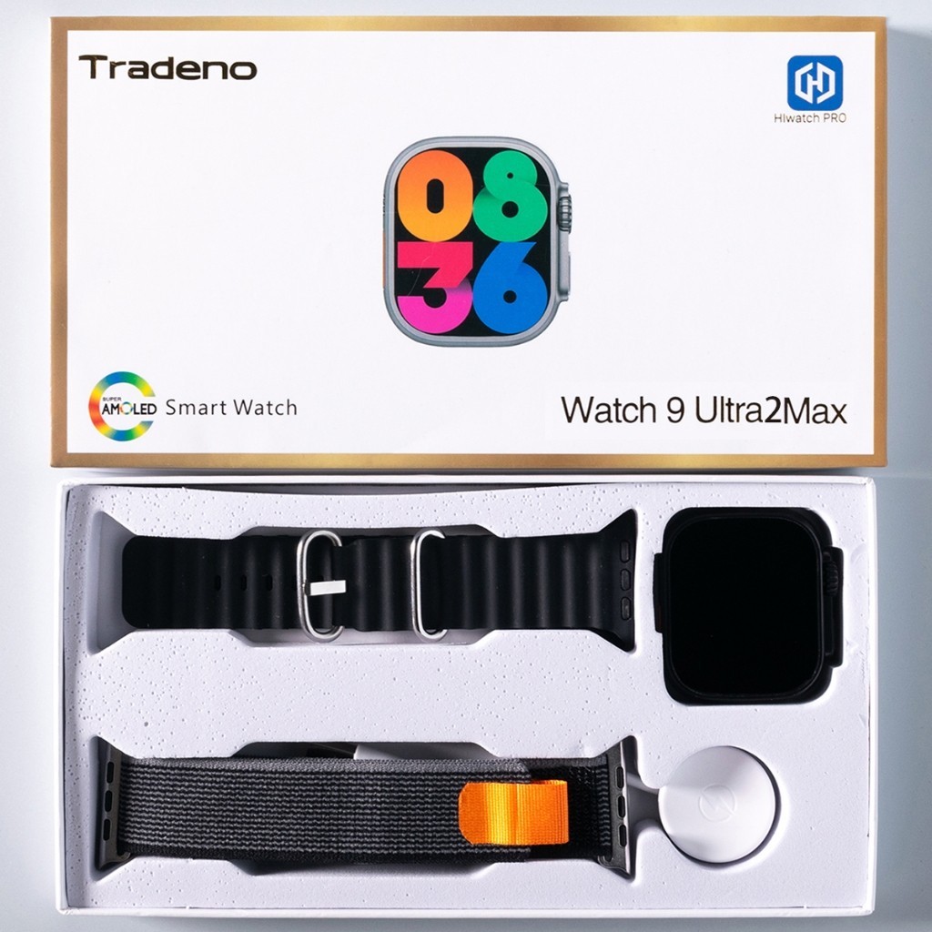 2024 Relógio Inteligente watch 9 ultra 2 max smartwatch série 9 ultra SOS T10 U9 T900 android ios