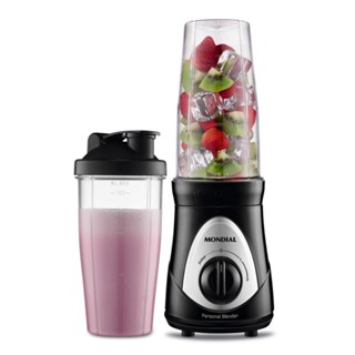 Liquidificador Portátil Mondial Personal Blender 220v 750mL Preto Prata DG-01 em Oferta na Shopee