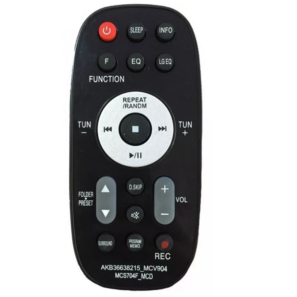 Controle Remoto Compatível com Micro System Som Lg Akb36638215 em Oferta na Shopee