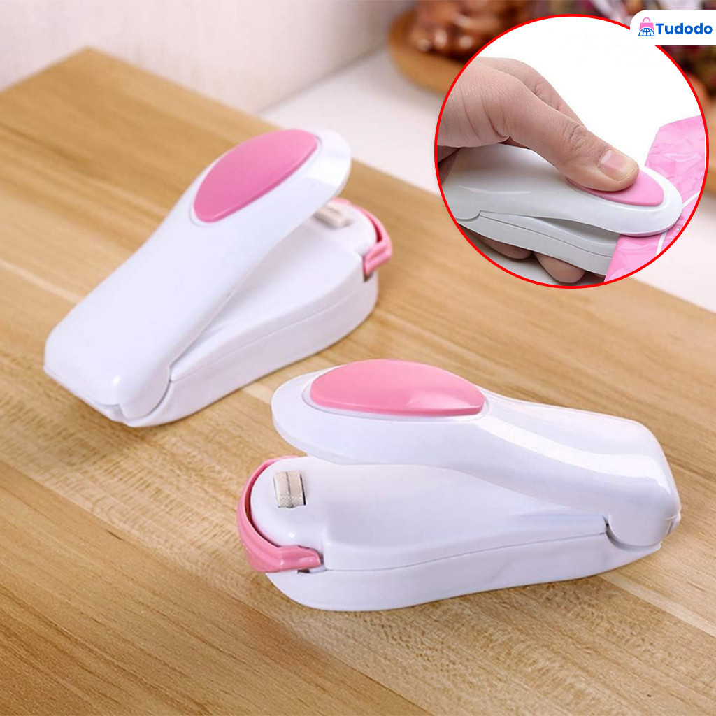 Mini Seladora Máquina De Sacos De Alimentos Embalagem Domésticos Preservação A Vácuo De Lanches