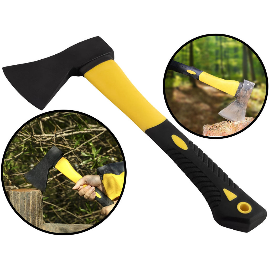 Machado Machadinha 35cm Profissional Com Cabo Emborrachado Para Corte De Galhos Lenha Jardinagem em Oferta na Shopee