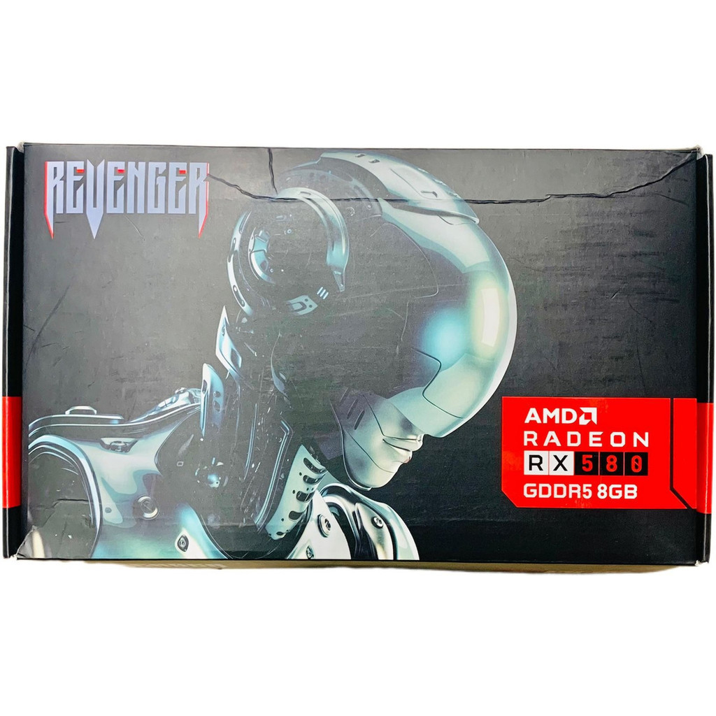 Placa De Vídeo Revenger Amd Radeon Rx580 2048sp 8gb 3 monitoresGddr5 irectX 12 OpenGL 4.6