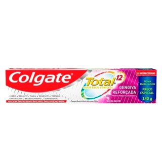 Creme Dental Colgate Total 12 Gengiva Reforcada 140g em Oferta na Shopee