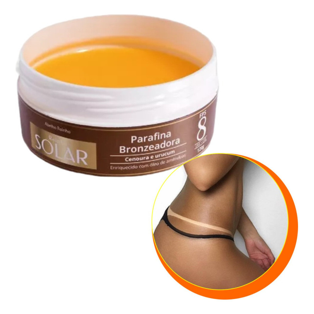 Bronzeador Natural C/ Fps 8 Abelha Rainha 120g