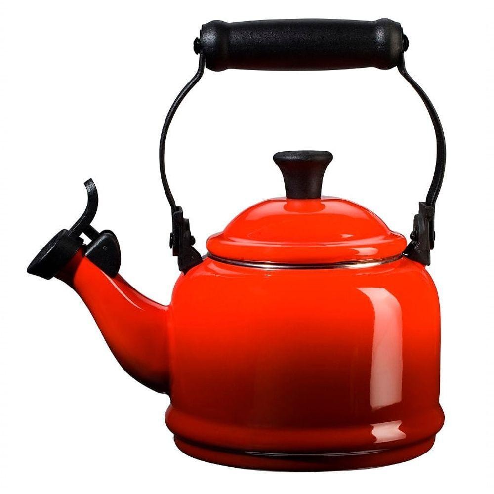 Chaleira Em Aço Esmaltado 1,1 Litros Le Creuset Vermelha
