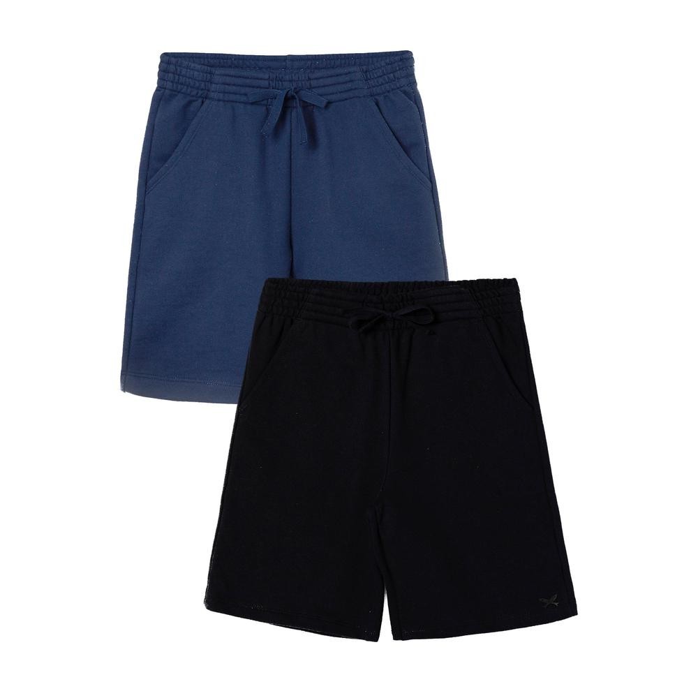 Kit Com 2 Bermudas Básica Infantis Menino Em Moletom Hering Kids em Oferta na Shopee