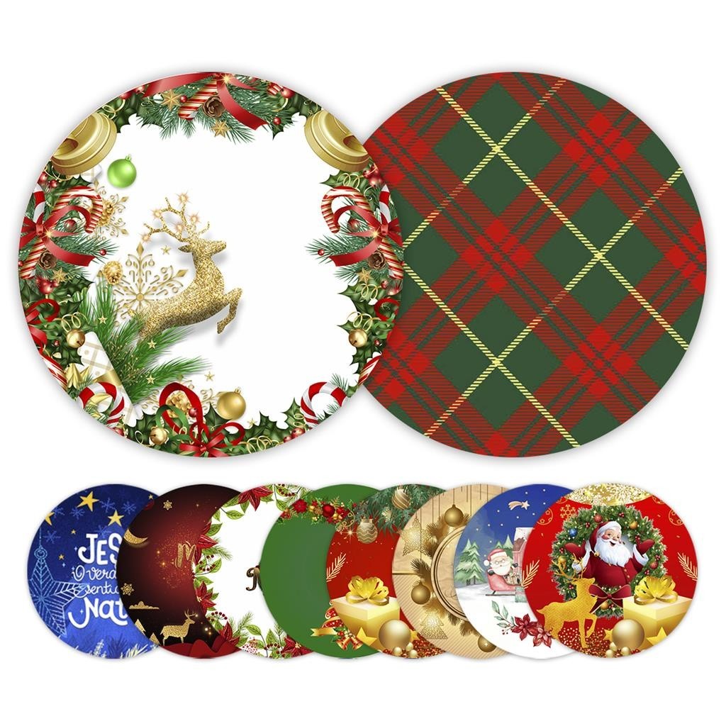 Capa Para Sousplat 35cm Natal