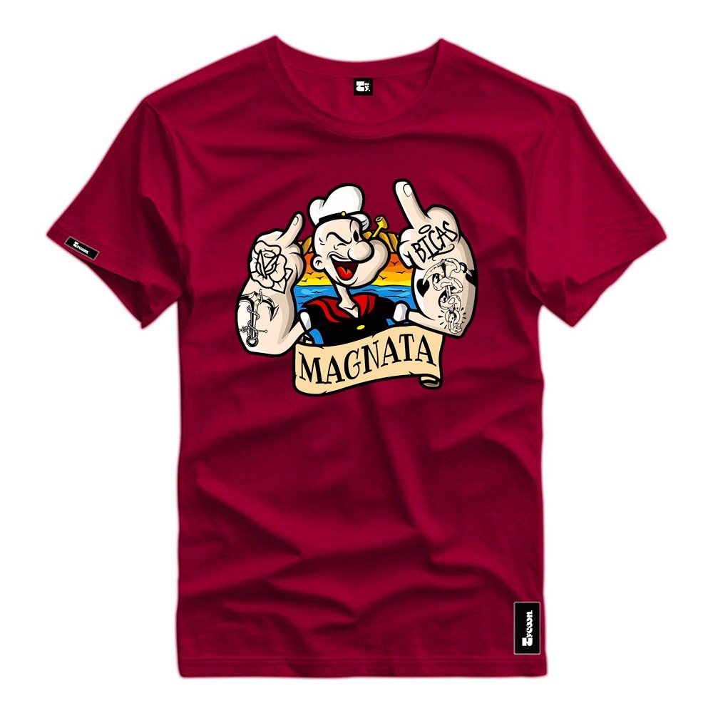 Camisa Unissex Camiseta Tyconn Popeye Espinafre Magnata Moda Exclusiva 2024 Granfina Shops Garanta a Já a Sua!
