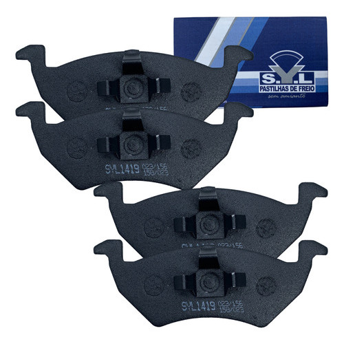 Pastilha Freio Dianteira Original SYL Voyage Saveiro Gol G5 G6 1.0 1.6 2013 a 2017 em Oferta na Shopee