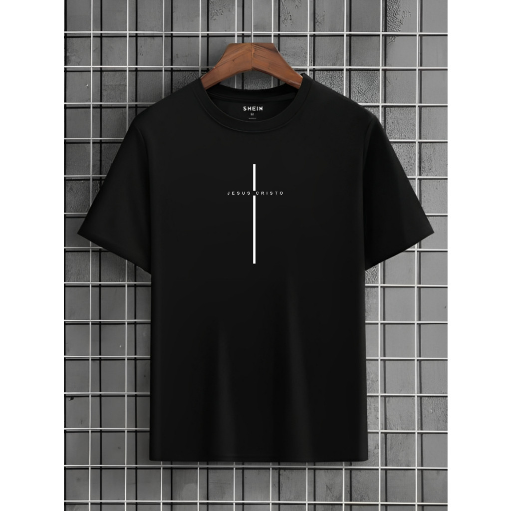 Camiseta Jesus Cristo Estampada Masculino Unissex Promoção