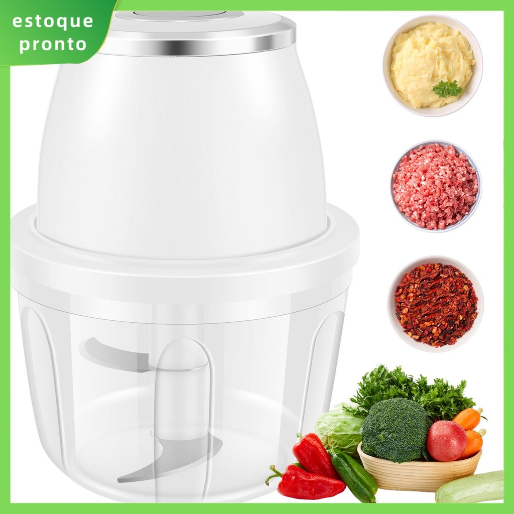 Picador Elétrico De Alimentos 350ML Mini Processador Sem Fio Alho Recarregável De Para SHOPSKC8559