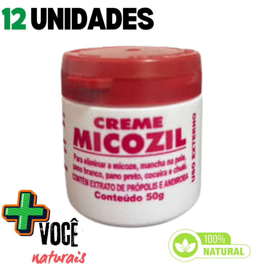 Kit 12 Cremes Micozil 50g - Micoses e Manchas