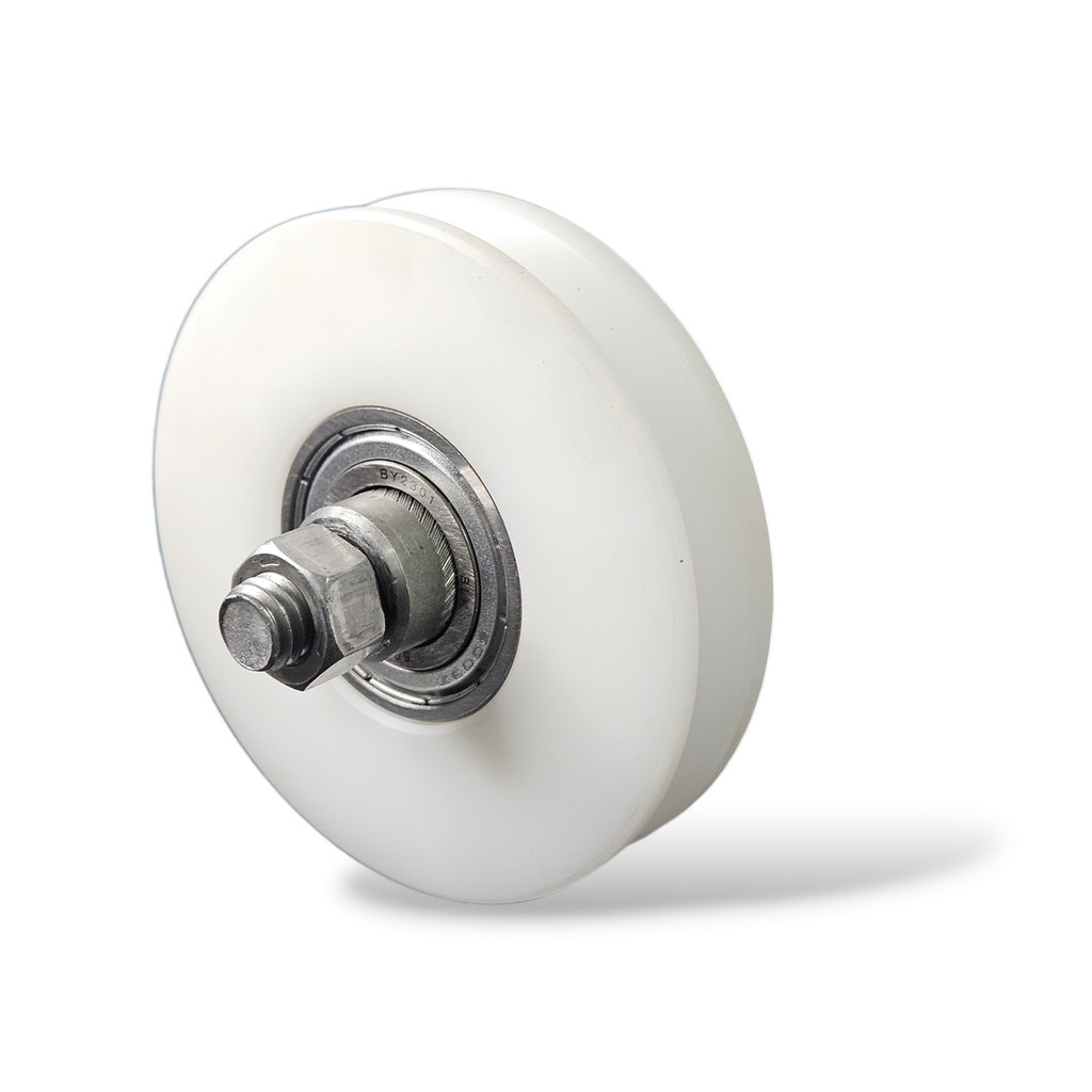 Roldana Nylon 3 Polegada Cabo Aço Até 1/4 Rolamento 7,5cm