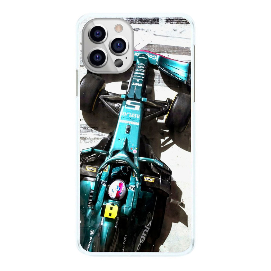 Capinha Aston Martin Sebastian Vettel Cima Capa de Celular