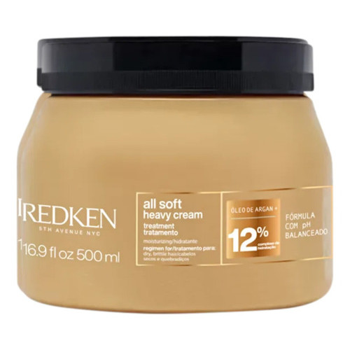 Máscara Redken All Soft Heavy Cream 500g - Hidratação Intensa