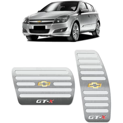 Pedaleira Vectra Gtx 06/11 Automático Aço Inox - Não fura o pedal