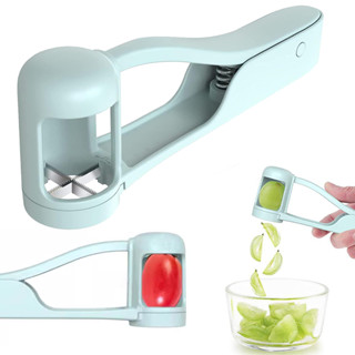 Novo Cortador De Uva Para Crianças Cereja Tomate Morango Slicer Frutas Ferramenta Vegetais Salada Bolo Decoração em Oferta na Shopee