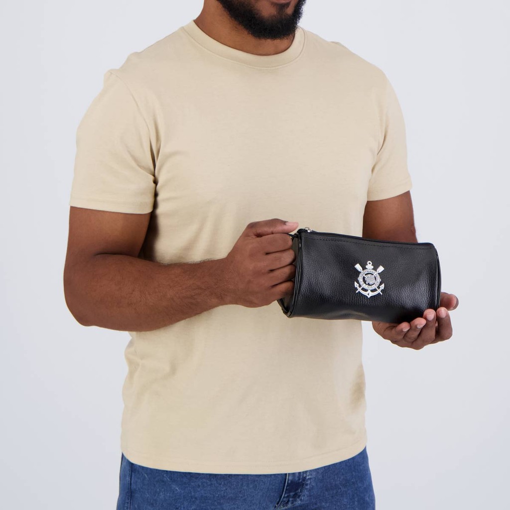 Necessaire Corinthians Redonda em Oferta na Shopee