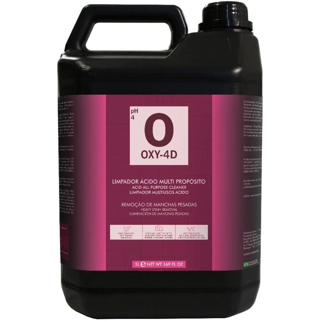 Produto Para Tirar Manchas Do Banco Do Carro Oxy-4d Easytech