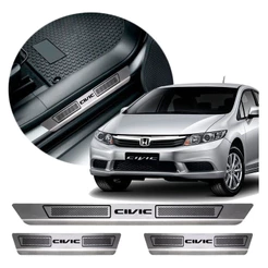 Soleira Porta Aço Inox Honda Civic 2011 2012 2013 2014 2015