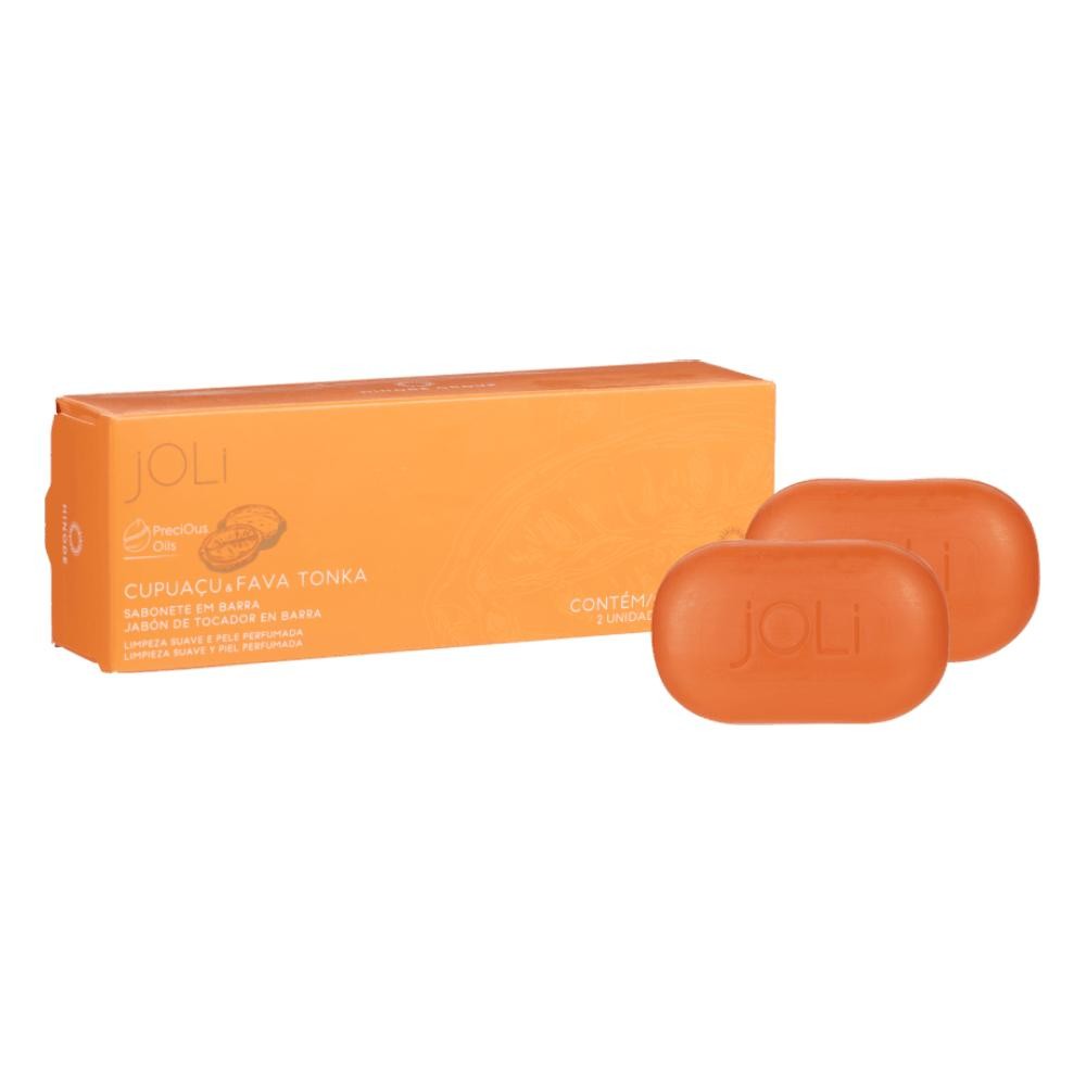 Sabonete em Barra Joli Cupuaçu e Fava Tonka com 2 Unidades 90g Hinode - Beauty