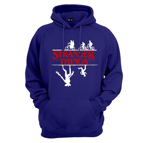 Blusa De Frio Stranger Things Serie Moleton Com Capuz Flanelado Unissex
