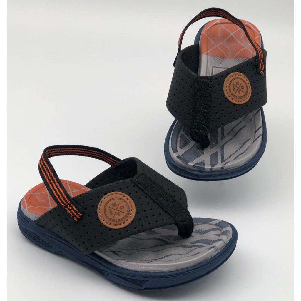 Chinelo com elástico Molekinho Marinho Ref.: 2140.709