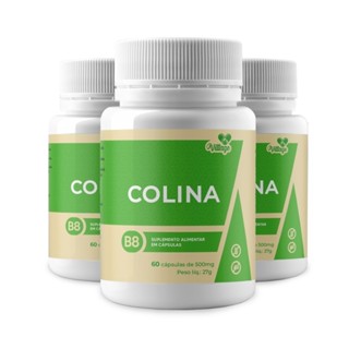 3X Colina Vitamina B8 180 cápsulas Envio Imediato em Oferta na Shopee