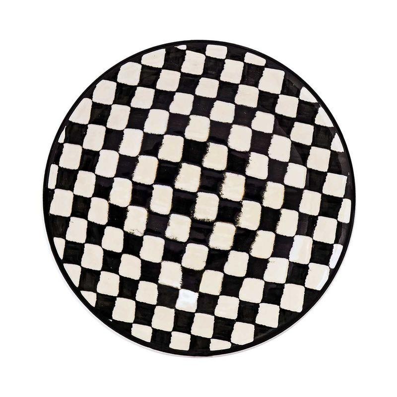 Jogo de 6 Pratos Fundos 20,5 cm Oxford Unni Damas em Oferta na Shopee