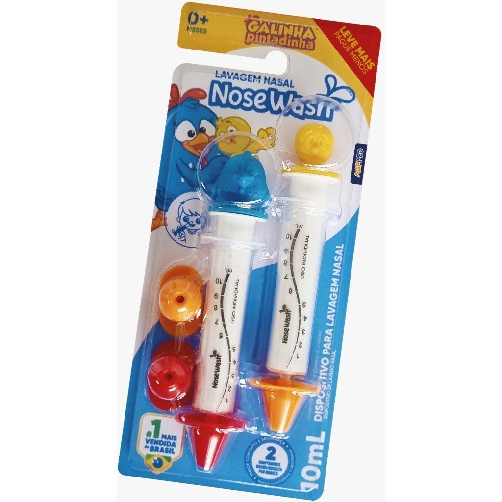 Seringa Lavagem Nasal Bebe Criança Lavador Nariz Sinusite Divertido Bichinhos Galinha Pintadinha em Oferta na Shopee