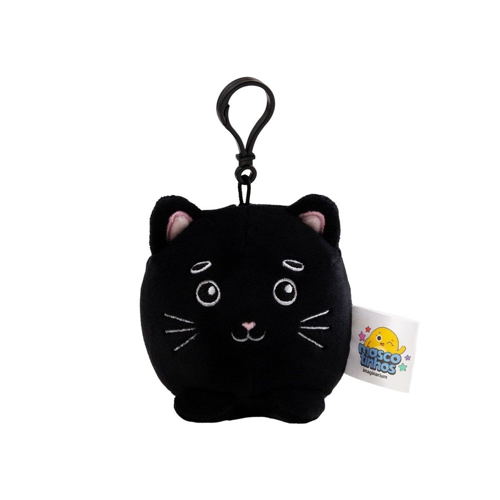 Chaveiro pelucia gatinho preto - Imaginarium em Oferta na Shopee