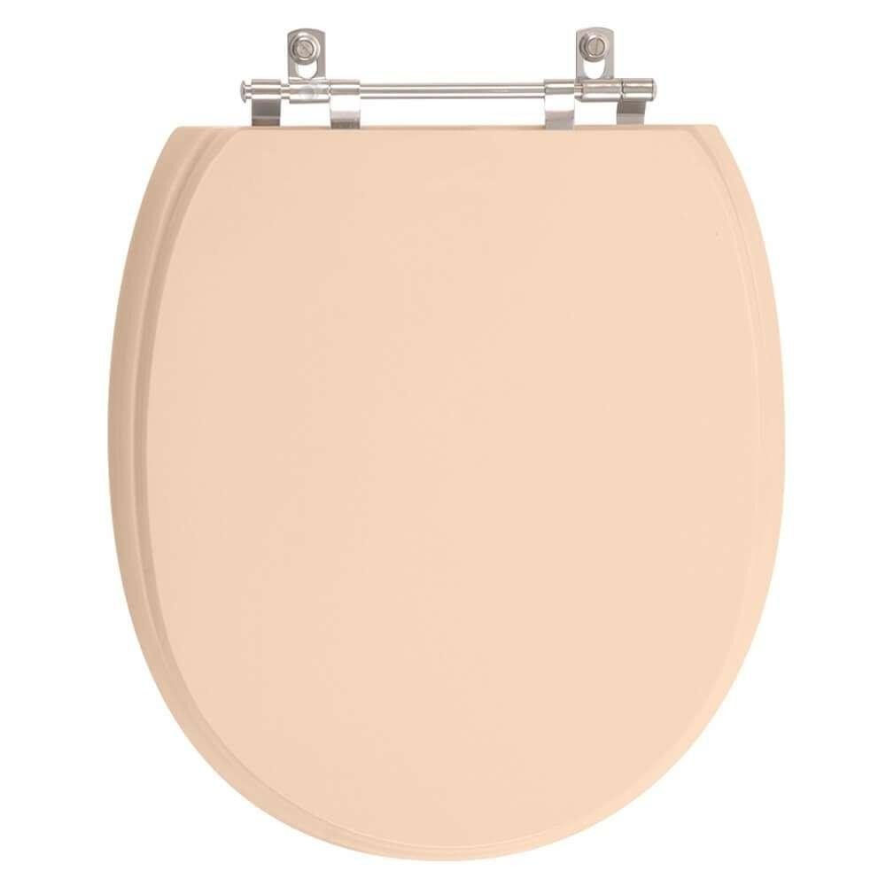 Assento Sanitario Poliester De Ville Rosa Floral para Vaso Deca