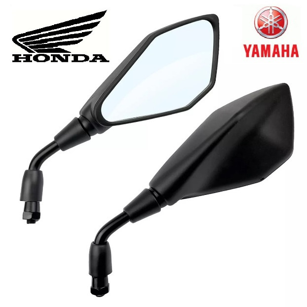 Retrovisor Kawasaki Z400 Z 400 Rosca Honda Yamaha Fixo Haste Curta Esportivo Retrovisor Kawasaki Z400 Z 400 Rosca Honda Yamaha Fixo Haste Curta Esportivo