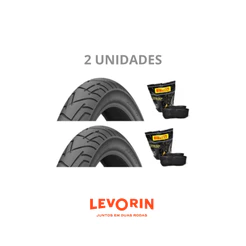 Par Pneu Bike Praieiro Levorin Aro 26x1.95 + 2 Camara Pirelli