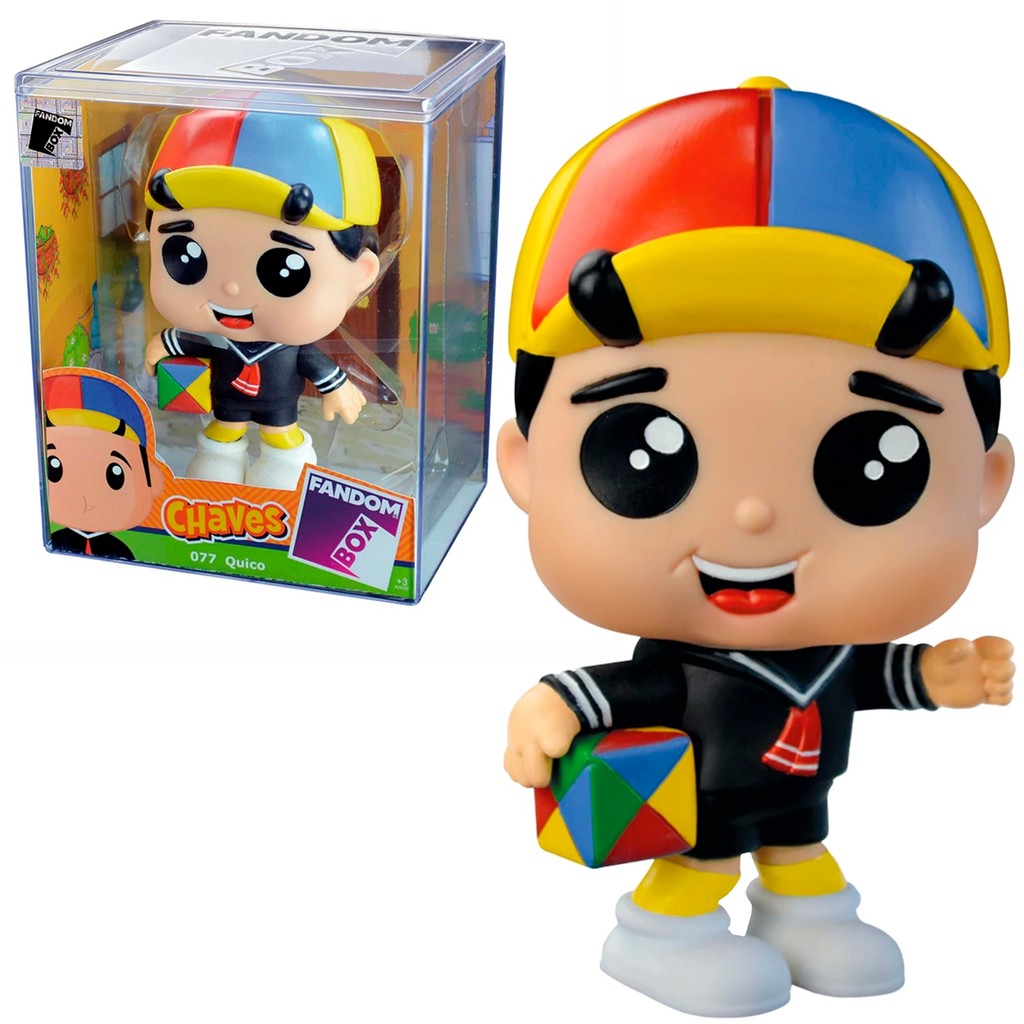 Fandom Box 077 Quico Turma Do Chaves Colecionável Caixa Acrílico Expositor - Líder Brinquedos