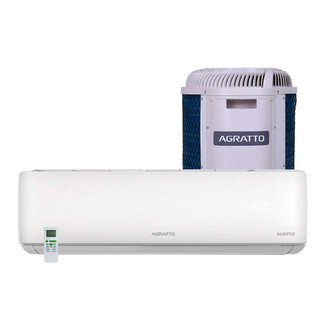 Ar Condicionado Agratto 12000BTUs Inverter Frio Top LCST12F-02I Ext/Int em Oferta na Shopee