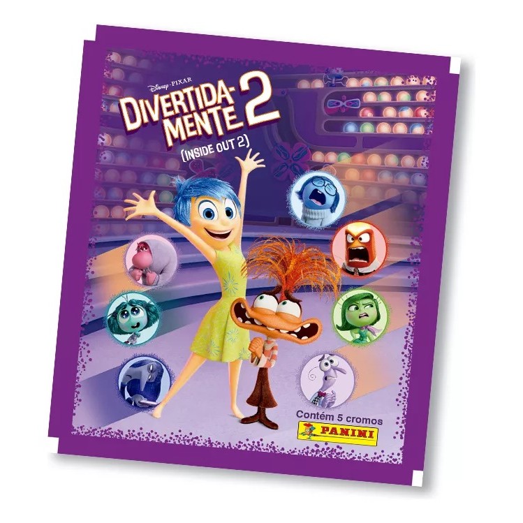 Divertida Mente 2 | Envelope com 5 Figurinhas - Books & Magazines