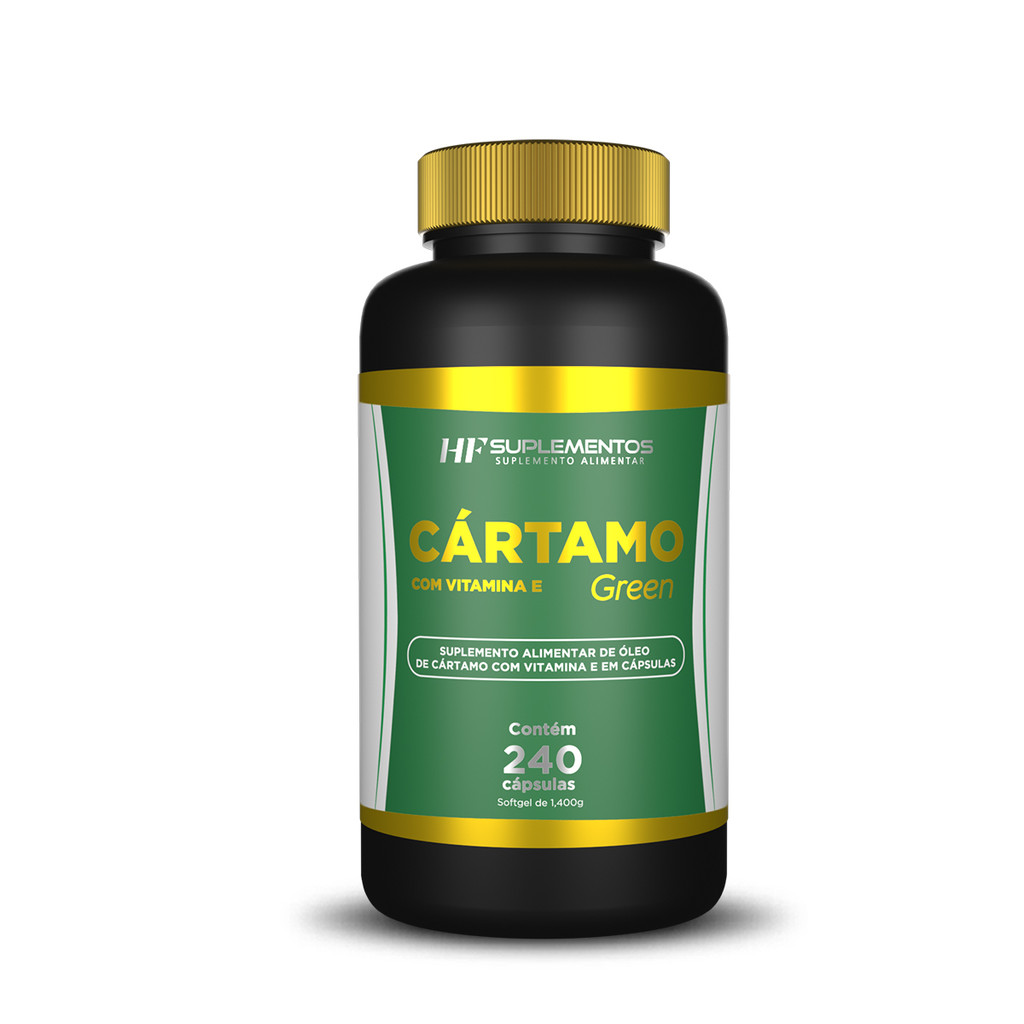 CÁRTAMO GREEN COM VITAMINAS 240 CAPS QUEIMA ENERGIA E BEM-ESTAR