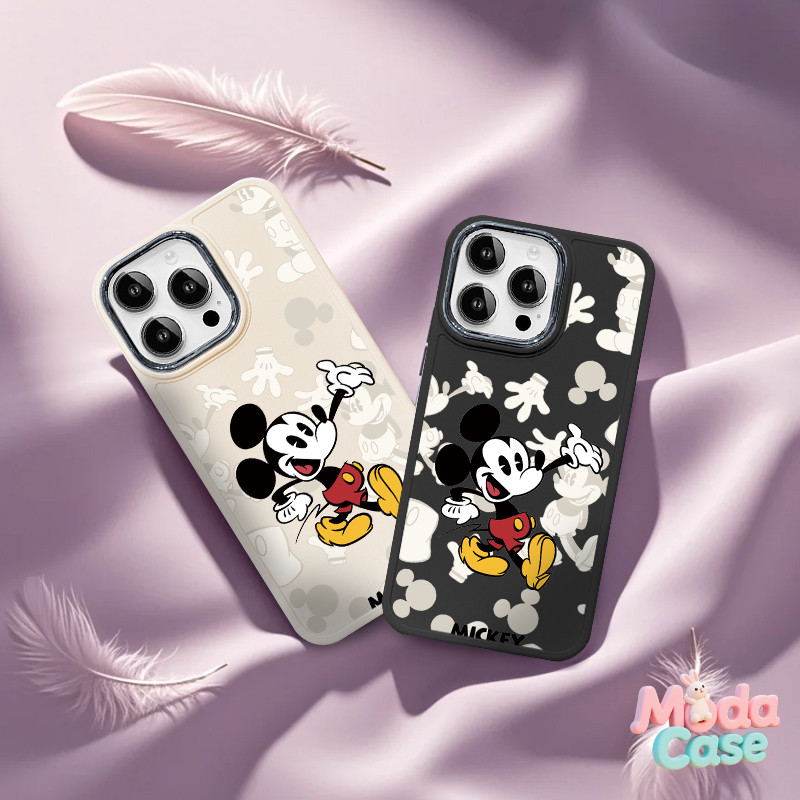 Nova Capa Padrão Disney Mickey capa com iPhone 6 7 8 11 12 13 14 15 XR XS Pro Max