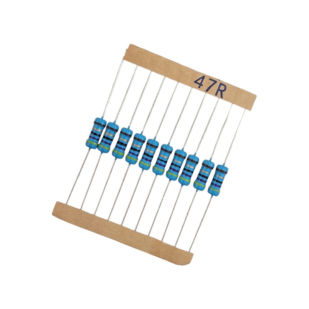 Kit 10 Resistor Precisão 47R 1W 1%