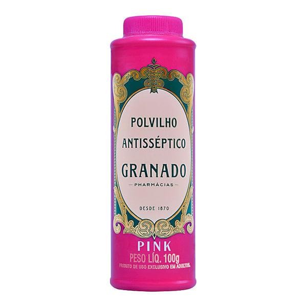 POLVILHO ANTISSÉPTICO GRANADO PINK 100G em Oferta na Shopee