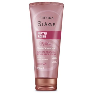 CONDICIONADOR EUDORA SIAGE NUTRI ROSE 200ML em Oferta na Shopee
